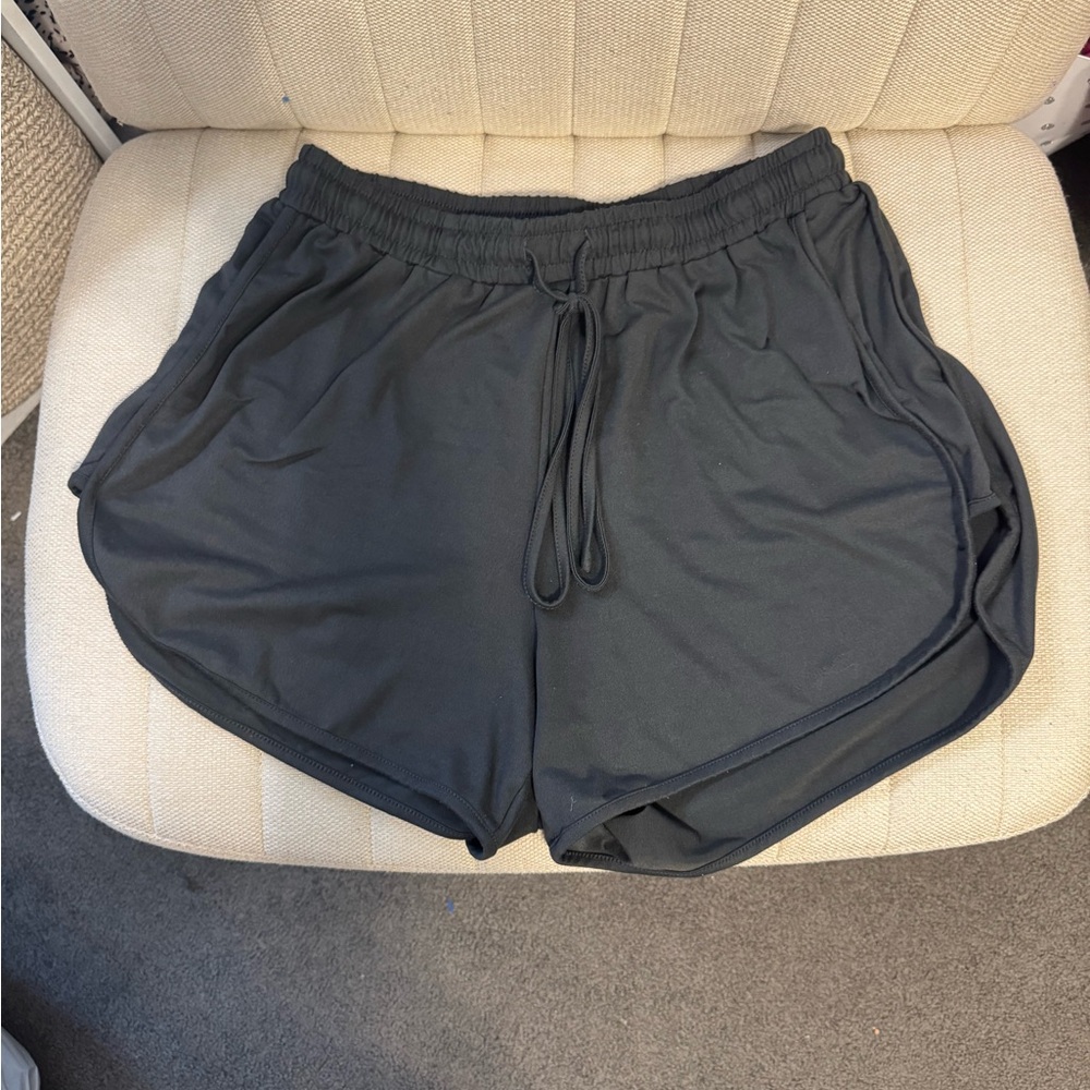 Women’s SHEIN Dark Gray Soft Shorts